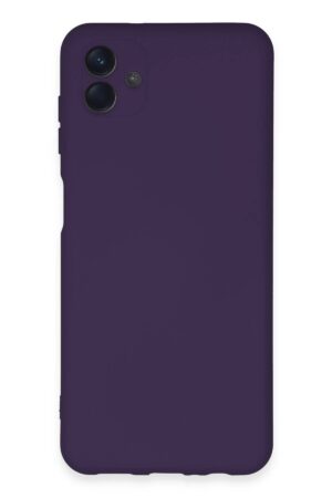 Samsung Galaxy A04E Kılıf Nano içi Kadife Silikon - Mor-(5796)