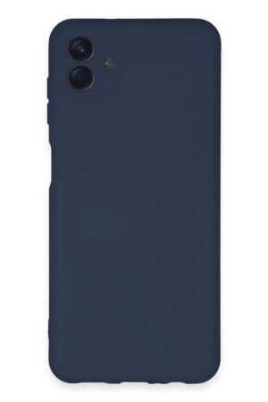 Samsung Galaxy A04E Kılıf Nano içi Kadife Silikon - Lacivert-(5796)