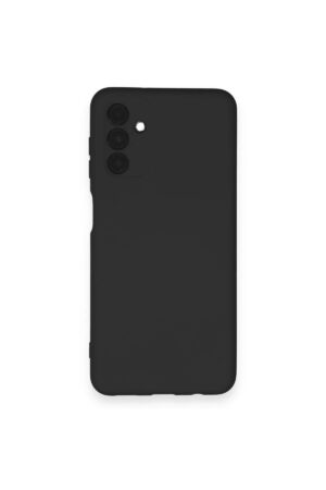 Samsung Galaxy A14 4G Kılıf Nano içi Kadife Silikon - Siyah-(5796)