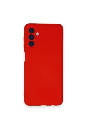 Samsung Galaxy A14 4G Kılıf Nano içi Kadife Silikon - Kırmızı-(5796)