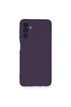 Samsung Galaxy A14 4G Kılıf Nano içi Kadife Silikon - Mor-(5796)