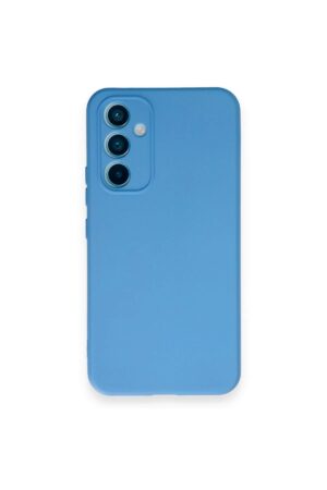 Samsung Galaxy A54 5G Kılıf Nano içi Kadife Silikon - Mavi-(5796)