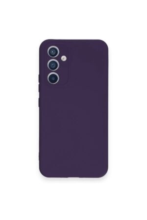 Samsung Galaxy A54 5G Kılıf Nano içi Kadife Silikon - Mor-(5796)