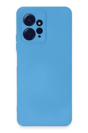 Xiaomi Redmi Note 12 4G Kılıf Nano içi Kadife Silikon - Mavi-(5796)