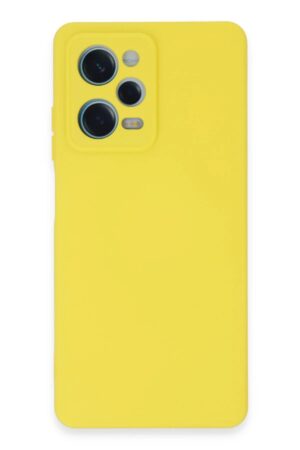 Xiaomi Redmi Note 12 Pro 5G Kılıf Nano içi Kadife Silikon - Sarı-(5796)