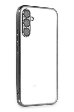 Samsung Galaxy A34 5G Kılıf Lensli Silikon - Siyah-(5796)