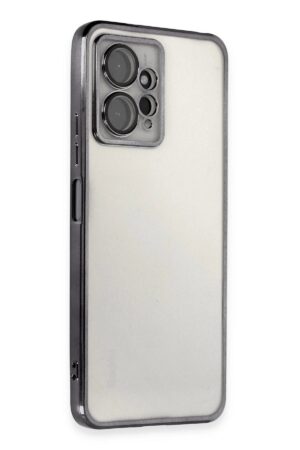 Xiaomi Redmi Note 12 4G Kılıf Lensli Silikon - Siyah-(5796)