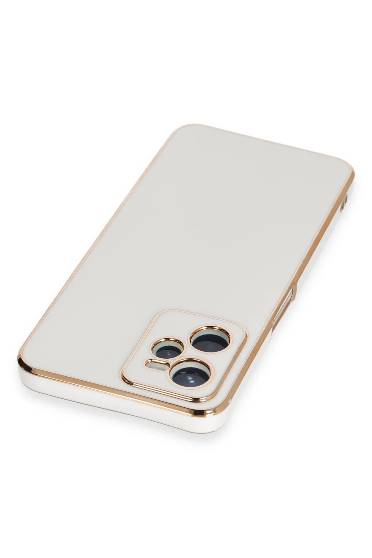 Realme C35 Kılıf Volet Silikon - Beyaz-(5796) - Görsel 3