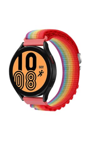 Watch 20mm KR410 Kumaş Kordon - Gökkuşağı 1-(5796)