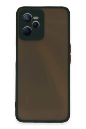 Realme C35 Kılıf Montreal Silikon Kapak - Yeşil-(5796)