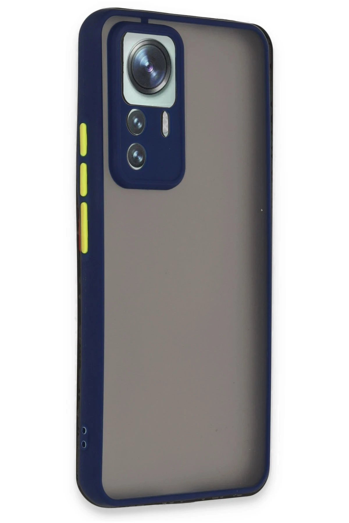 Xiaomi Mi 12T Pro Kılıf Montreal Silikon Kapak - Lacivert-(5796) - Görsel 2