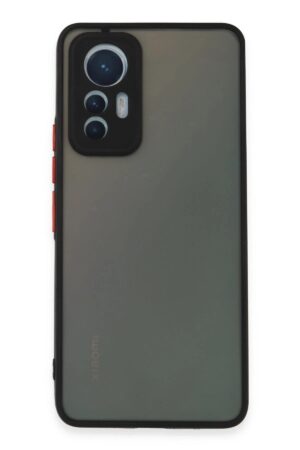 Xiaomi Mi 12 Lite Kılıf Montreal Silikon Kapak - Siyah-(5796)