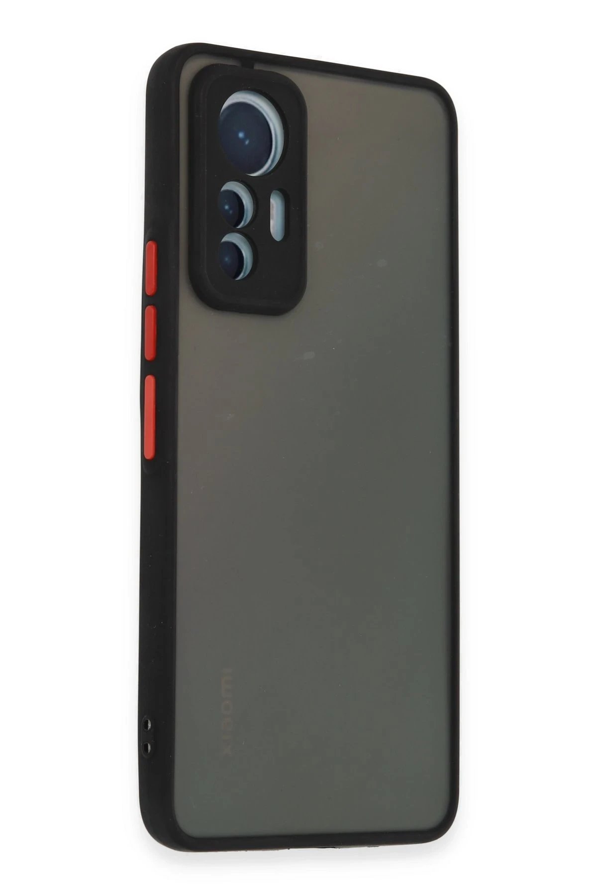 Xiaomi Mi 12 Lite Kılıf Montreal Silikon Kapak - Siyah-(5796) - Görsel 2