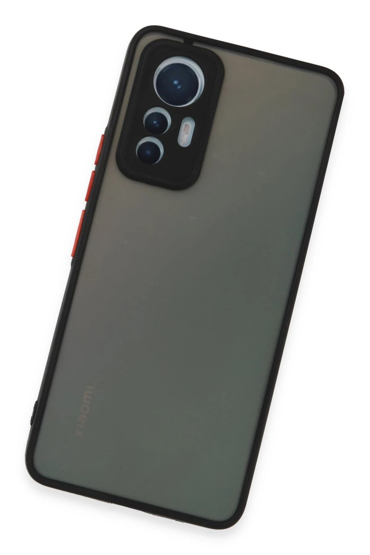 Xiaomi Mi 12 Lite Kılıf Montreal Silikon Kapak - Siyah-(5796) - Görsel 3