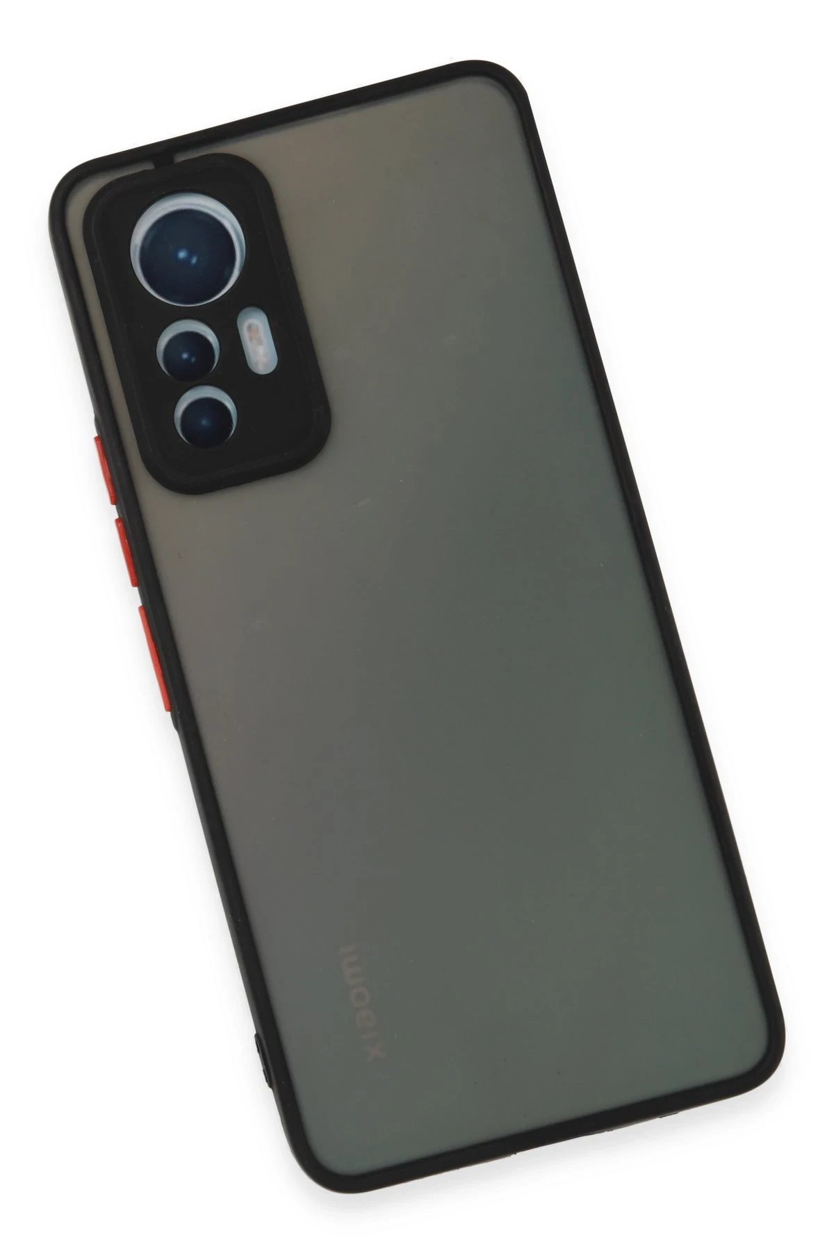 Xiaomi Mi 12 Lite Kılıf Montreal Silikon Kapak - Siyah-(5796) - Görsel 4