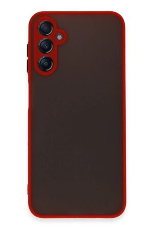 Samsung Galaxy A14 4G Kılıf Montreal Silikon Kapak - Kırmızı-(5796)