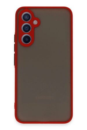 Samsung Galaxy A54 5G Kılıf Montreal Silikon Kapak - Kırmızı-(5796)