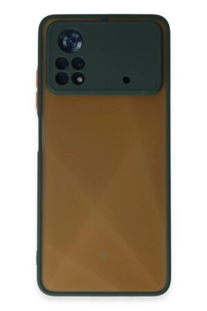 Xiaomi Poco X4 Pro 5G Kılıf Montreal Silikon Kapak - Yeşil-(5796)