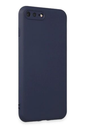 iPhone 7 Plus Kılıf First Silikon - Lacivert-(5796)