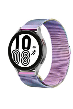 Watch 20mm Metal Mıknatıslı Kordon - Rainbow-(5796)