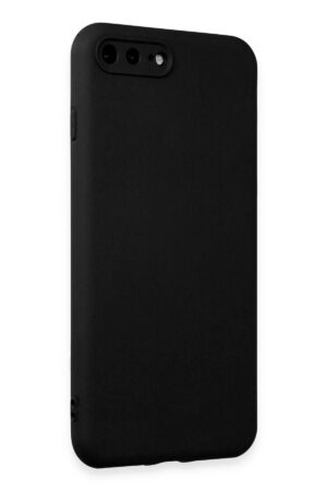 iPhone 7 Plus Kılıf First Silikon - Siyah-(5796)