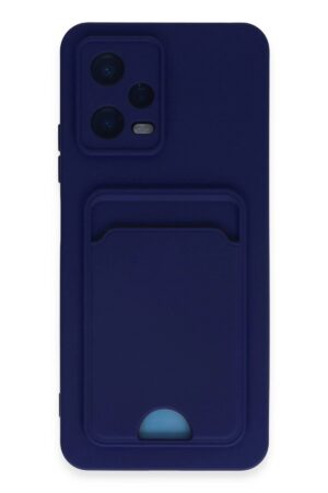 Xiaomi Poco X5 5G Kılıf Kelvin Kartvizitli Silikon - Lacivert-(5796)