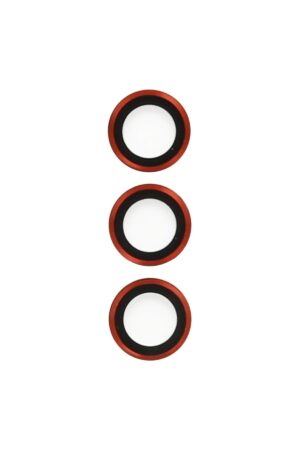 Samsung Galaxy S23 Metal Kamera Lens - Kırmızı-(5796)