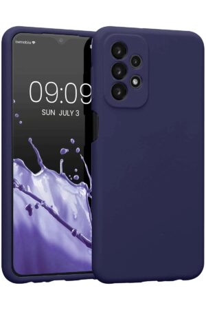 Samsung Galaxy A23 4G Kılıf First Silikon - Lacivert-(5796)