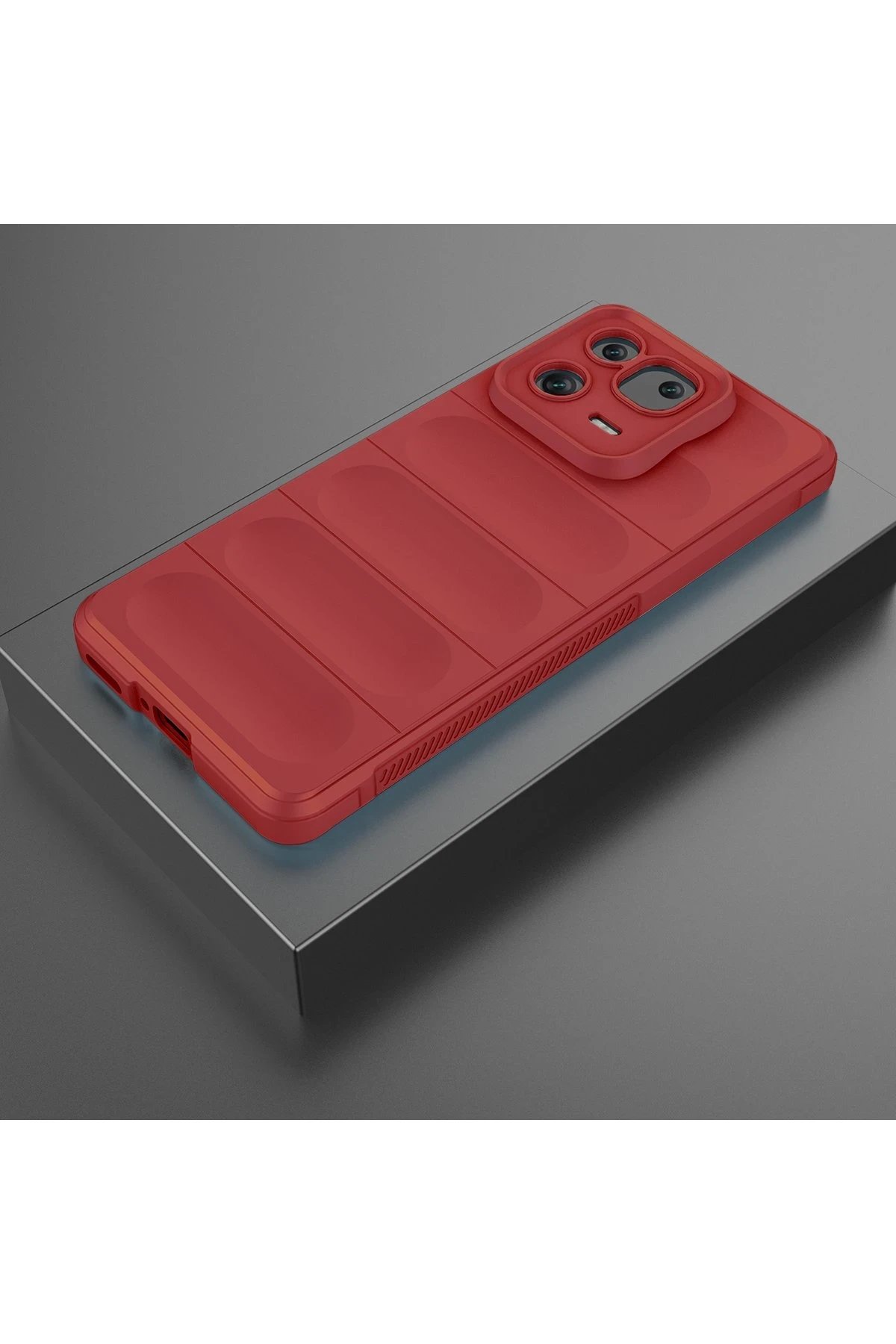 Xiaomi Mi 13 Pro Kılıf Optimum Silikon - Kırmızı-(5796) - Görsel 2