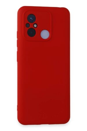 Xiaomi Redmi 12C Kılıf Nano içi Kadife Silikon - Kırmızı-(5796)