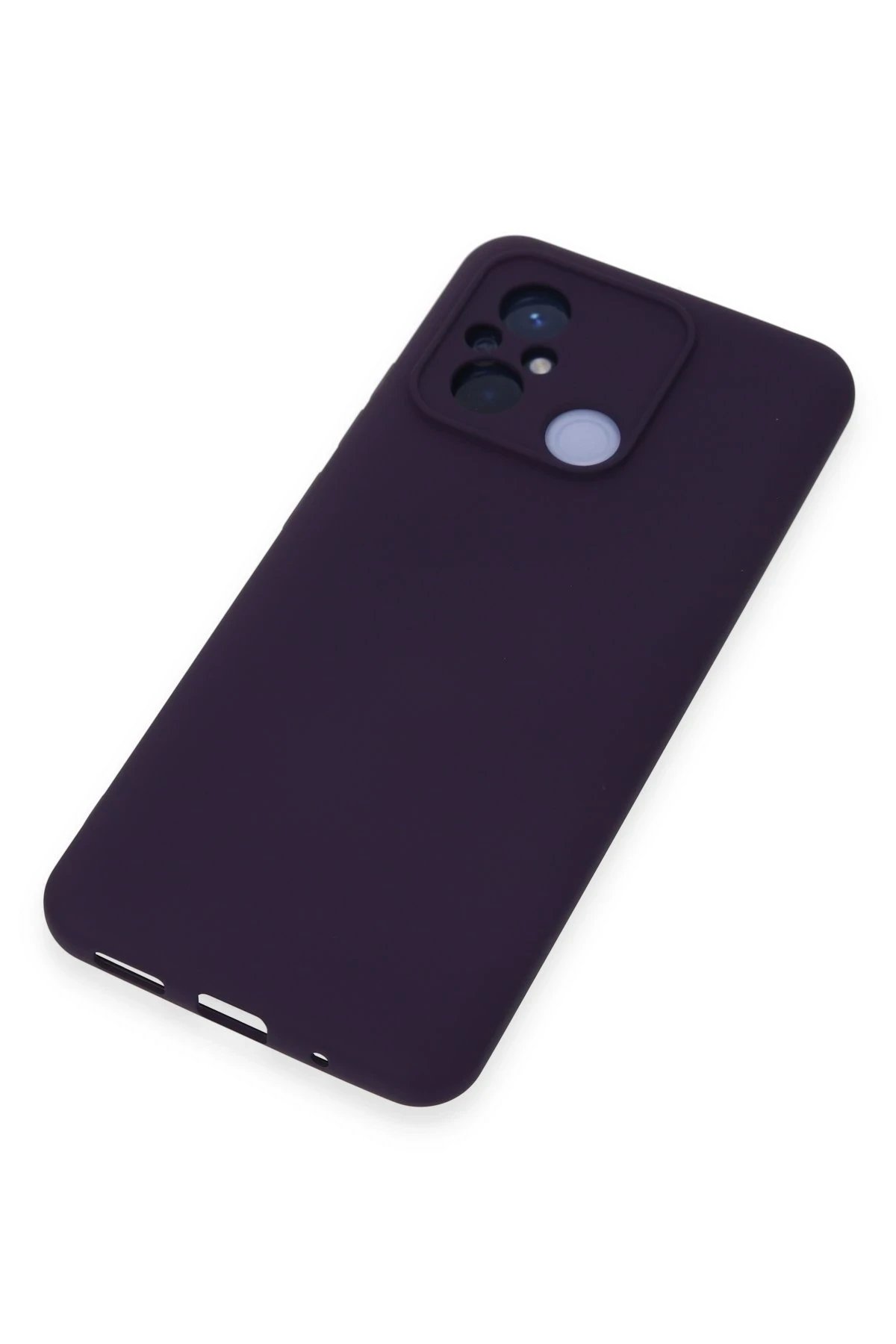 Xiaomi Redmi 12C Kılıf Nano içi Kadife Silikon - Mor-(5796) - Görsel 4
