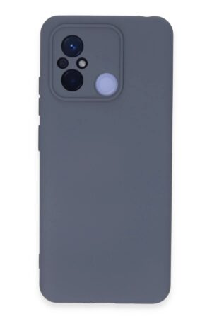 Xiaomi Redmi 12C Kılıf Nano içi Kadife Silikon - Gri-(5796)