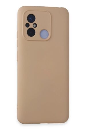 Xiaomi Redmi 12C Kılıf Nano içi Kadife Silikon - Pudra-(5796)