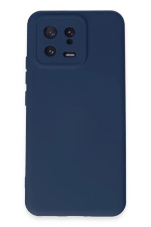 Xiaomi Mi 13 Kılıf Nano içi Kadife Silikon - Lacivert-(5796)