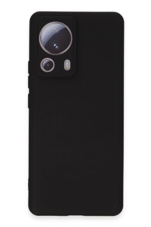 Xiaomi Mi 13 Lite Kılıf Nano içi Kadife Silikon - Siyah-(5796)