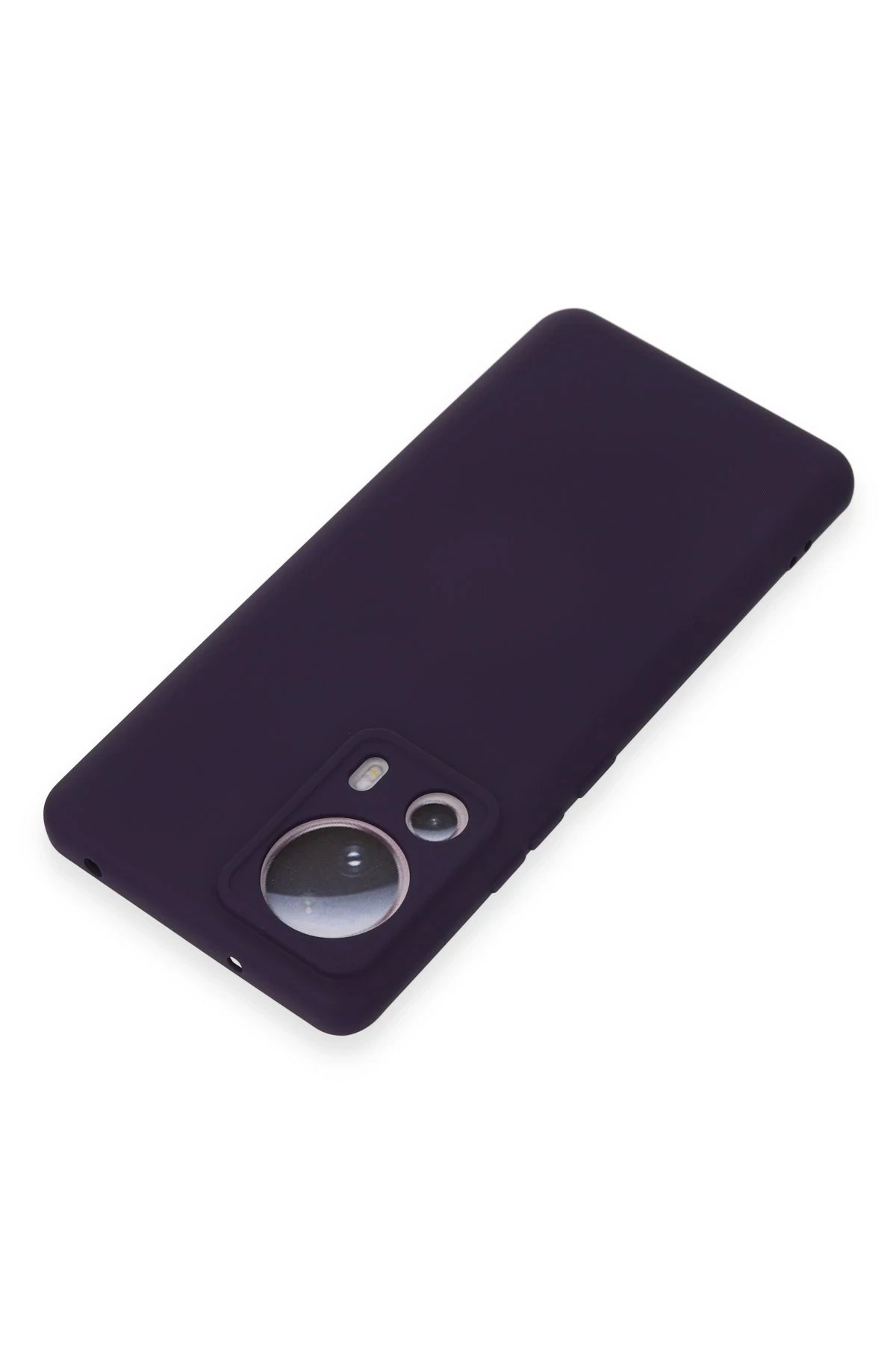 Xiaomi Mi 13 Lite Kılıf Nano içi Kadife Silikon - Mor-(5796) - Görsel 3