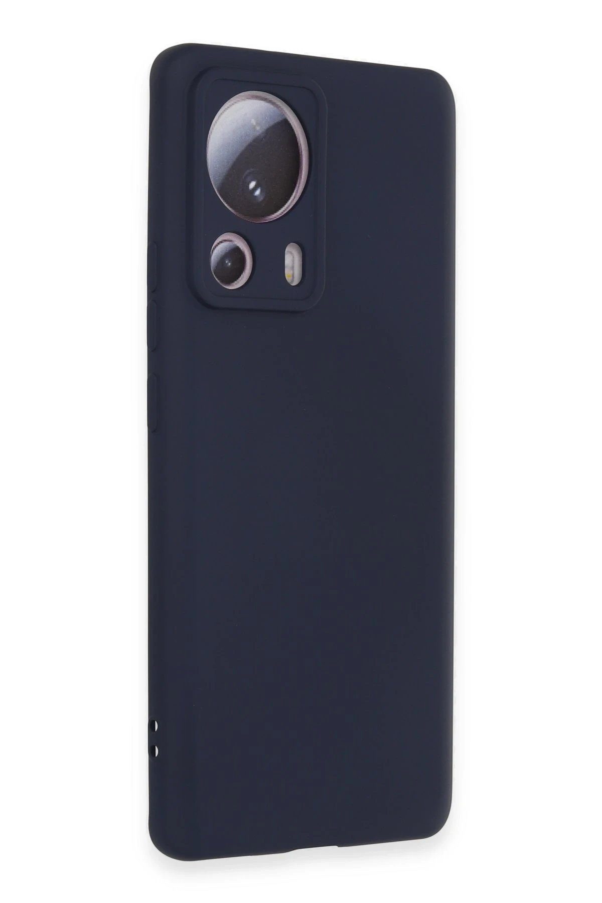 Xiaomi Mi 13 Lite Kılıf Nano içi Kadife Silikon - Lacivert-(5796) - Görsel 2