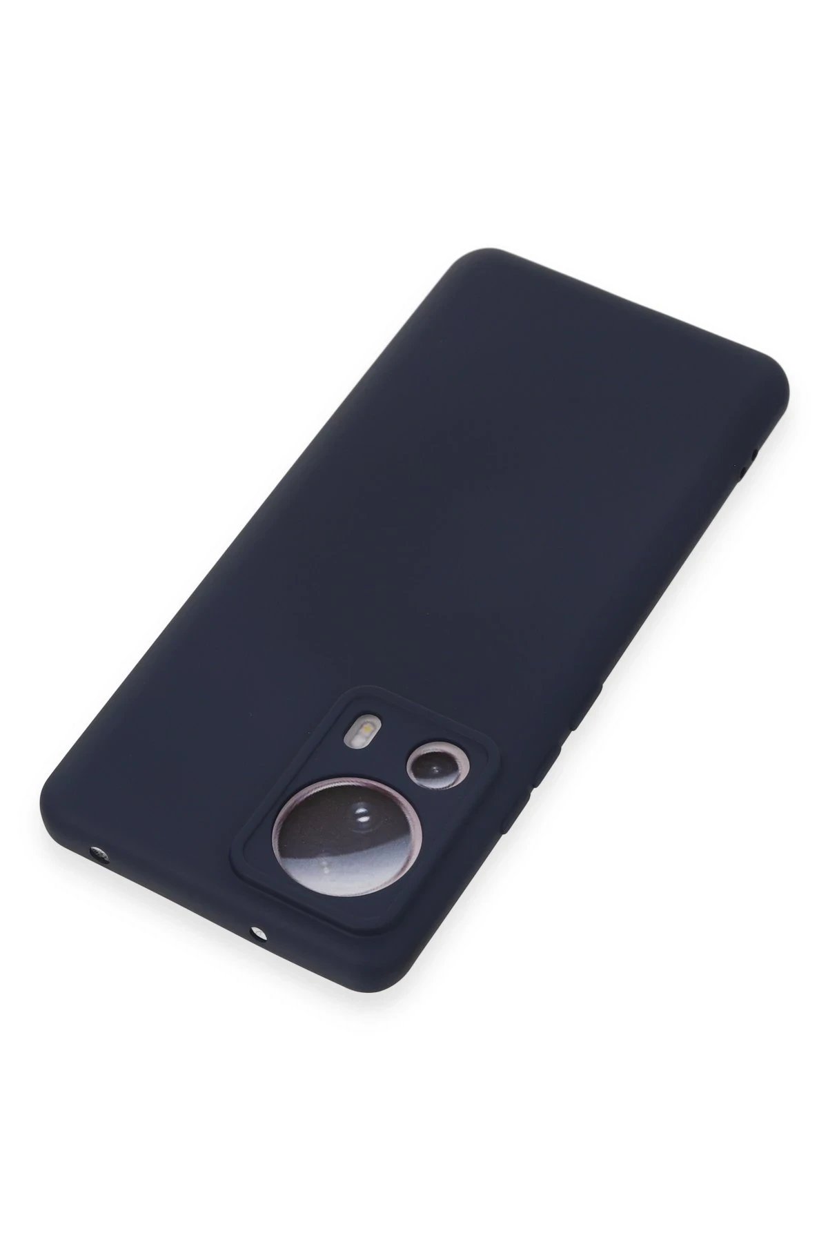 Xiaomi Mi 13 Lite Kılıf Nano içi Kadife Silikon - Lacivert-(5796) - Görsel 3