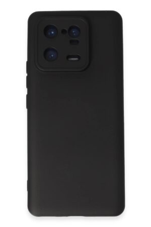 Xiaomi Mi 13 Pro Kılıf Nano içi Kadife Silikon - Siyah-(5796)