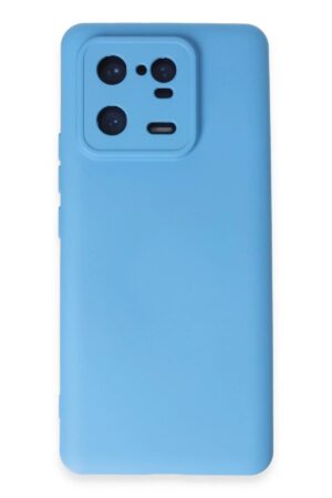 Xiaomi Mi 13 Pro Kılıf Nano içi Kadife Silikon - Mavi-(5796)