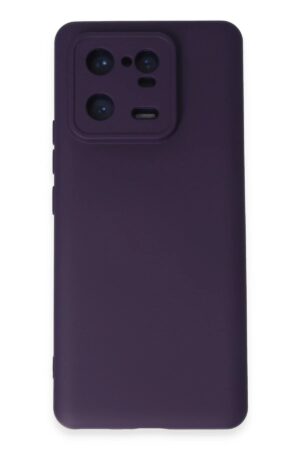 Xiaomi Mi 13 Pro Kılıf Nano içi Kadife Silikon - Mor-(5796)