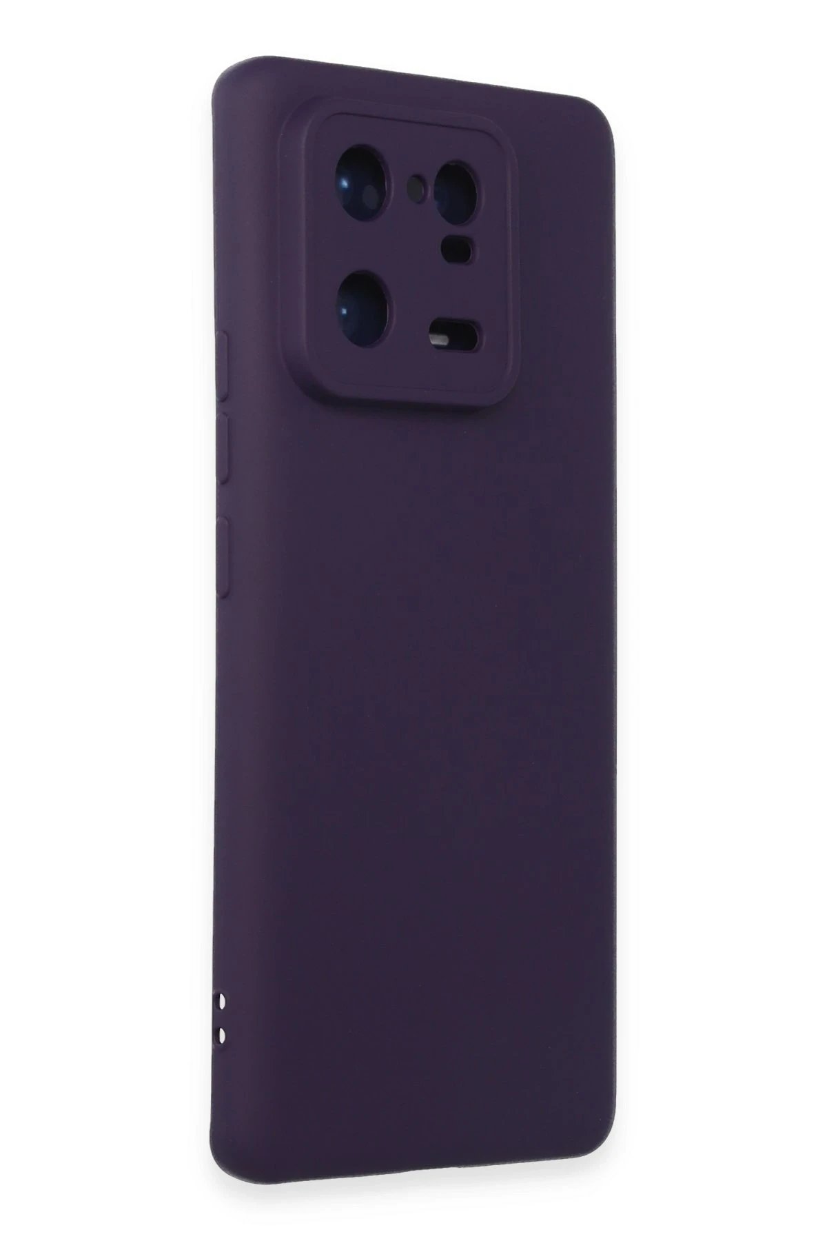 Xiaomi Mi 13 Pro Kılıf Nano içi Kadife Silikon - Mor-(5796) - Görsel 2