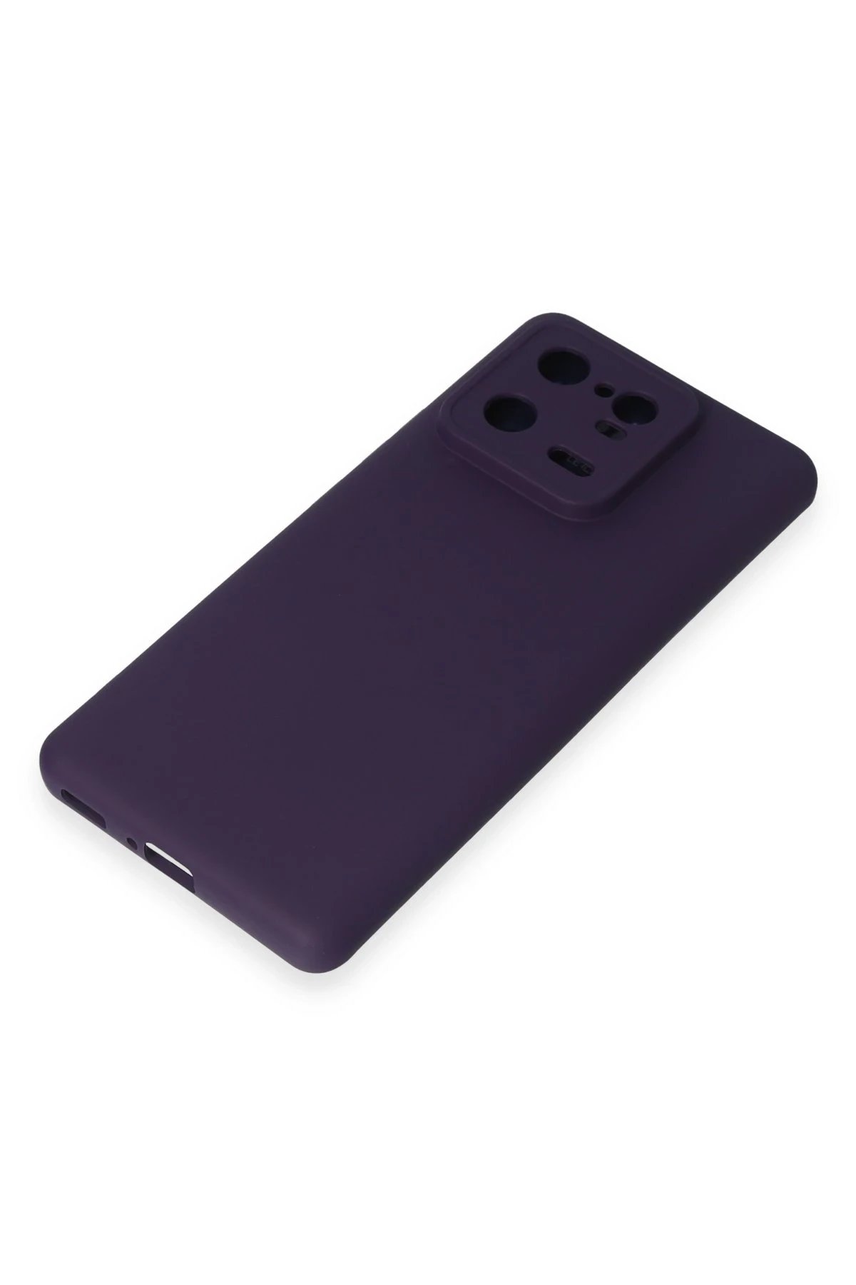 Xiaomi Mi 13 Pro Kılıf Nano içi Kadife Silikon - Mor-(5796) - Görsel 4