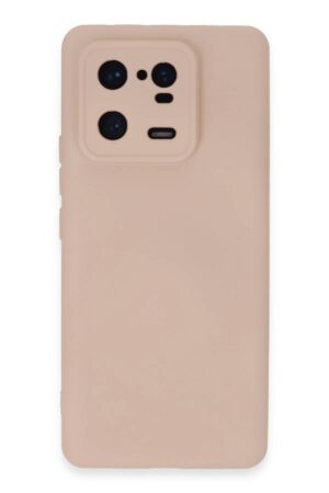 Xiaomi Mi 13 Pro Kılıf Nano içi Kadife Silikon - Pudra-(5796)