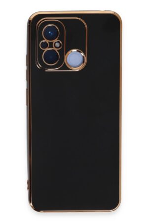 Xiaomi Redmi 12C Kılıf Volet Silikon - Siyah-(5796)