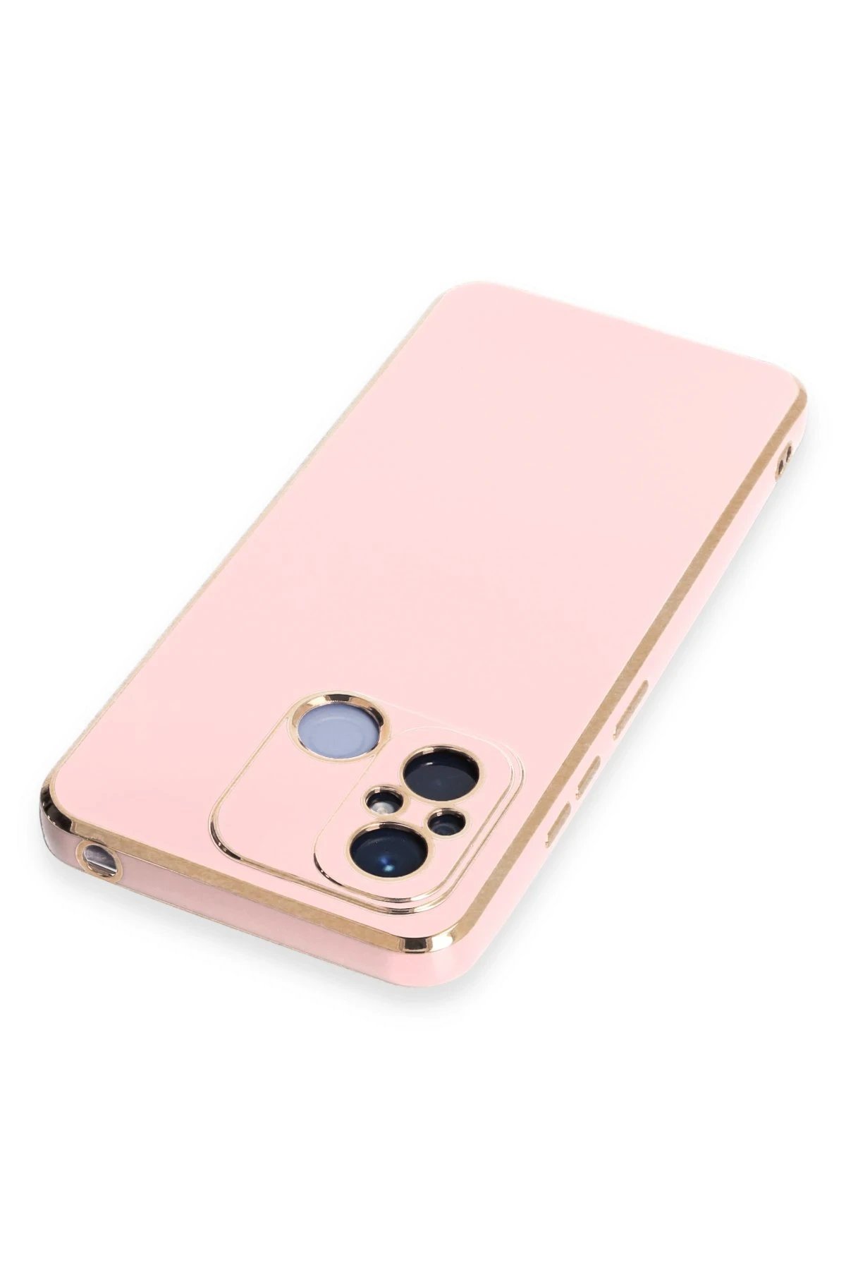 Xiaomi Redmi 12C Kılıf Volet Silikon - Pembe-(5796) - Görsel 3