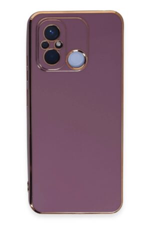 Xiaomi Redmi 12C Kılıf Volet Silikon - Mor-(5796)