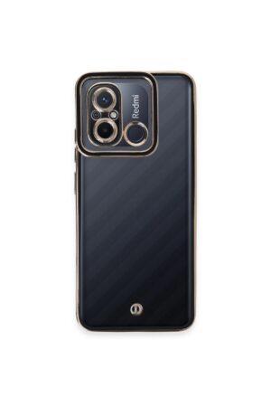 Xiaomi Redmi 12C Kılıf Liva Lens Silikon - Siyah-(5796)