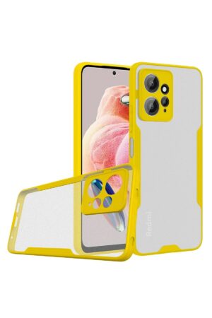 Xiaomi Redmi Note 12 4G Kılıf Platin Silikon - Sarı-(5796)