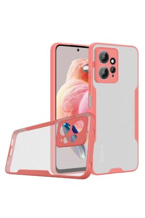 Xiaomi Redmi Note 12 4G Kılıf Platin Silikon - Pembe-(5796)